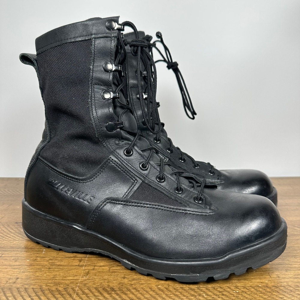 Belleville Boots 700V Mens 10 Wide Black Gore-Tex Vibram Combat Military USA